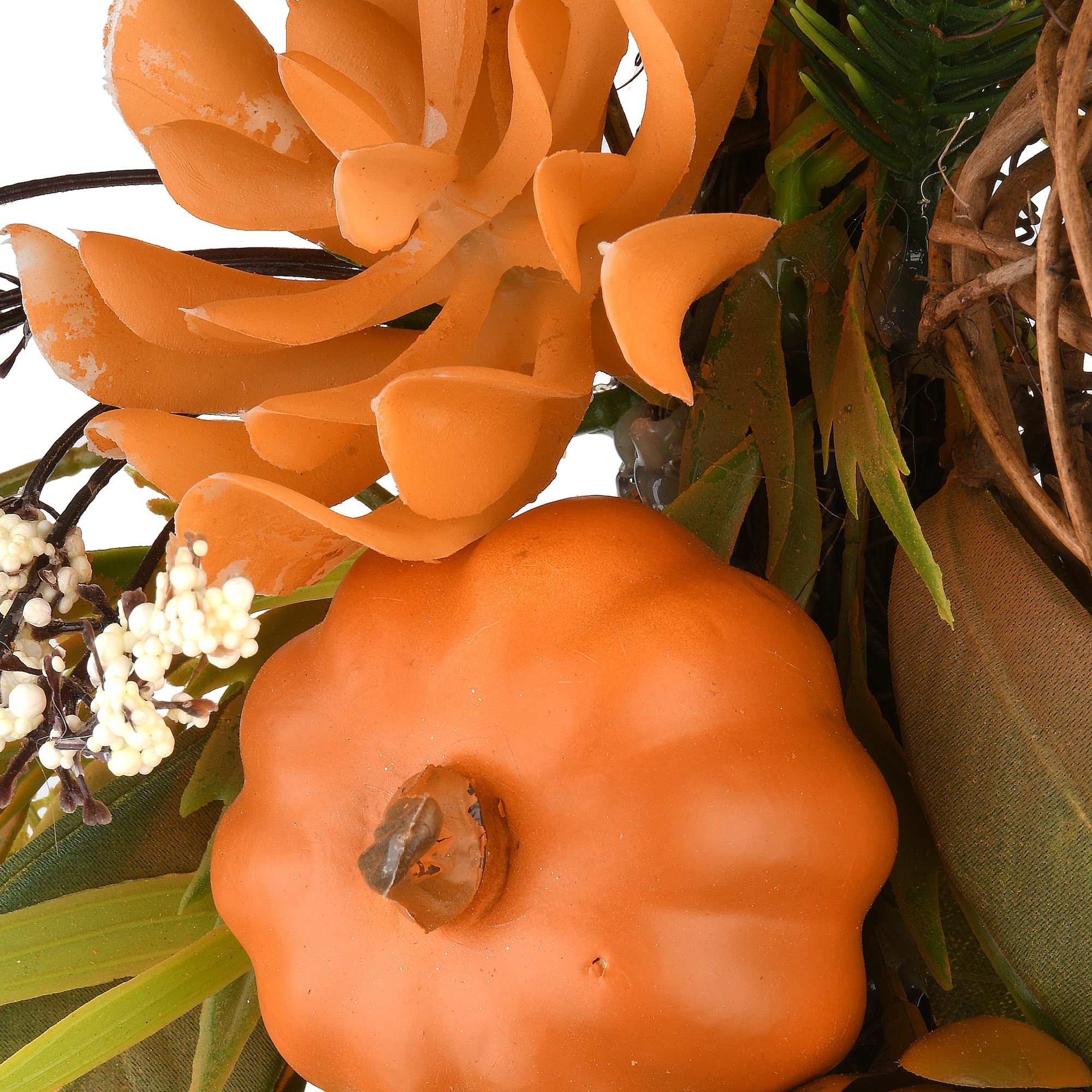 26" Harvest Wall Flower Swag